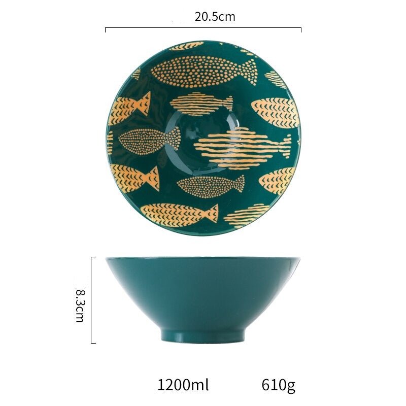 Japanese Ramen Bowl - Ceramic Tableware - Casatrail.com