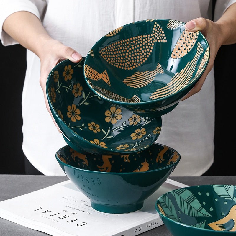 Japanese Ramen Bowl - Ceramic Tableware - Casatrail.com