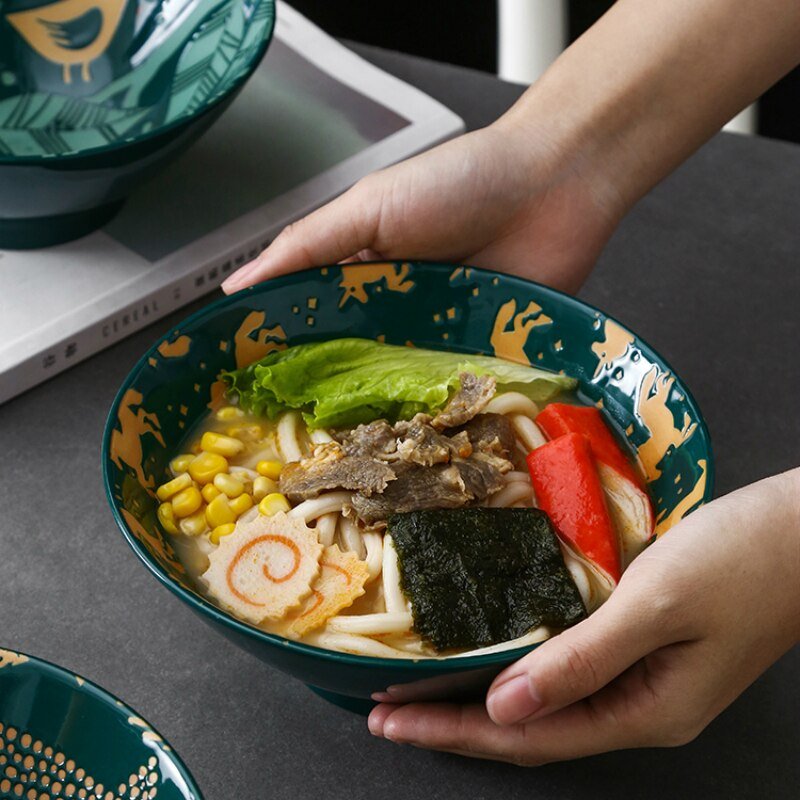 Japanese Ramen Bowl - Ceramic Tableware - Casatrail.com