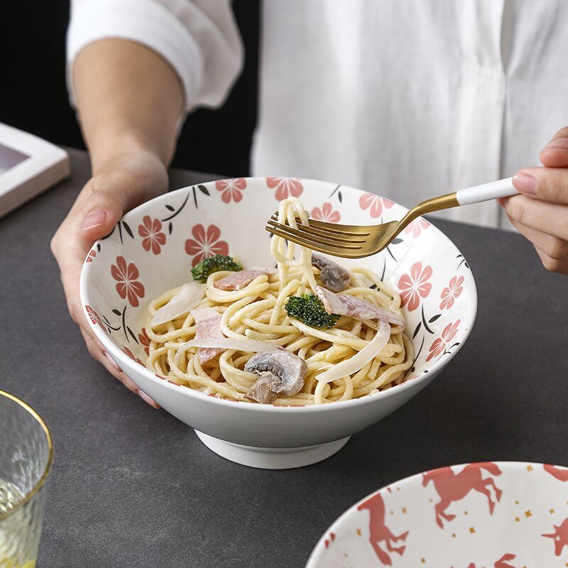 Japanese Ramen Bowl - Ceramic Tableware - Casatrail.com