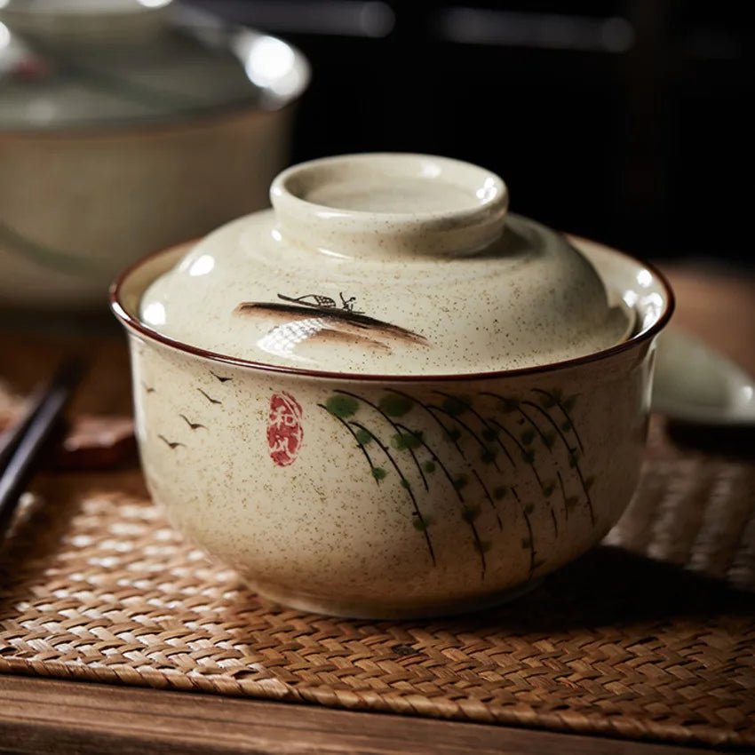 Japanese Ramen Bowl With Lid - Casatrail.com