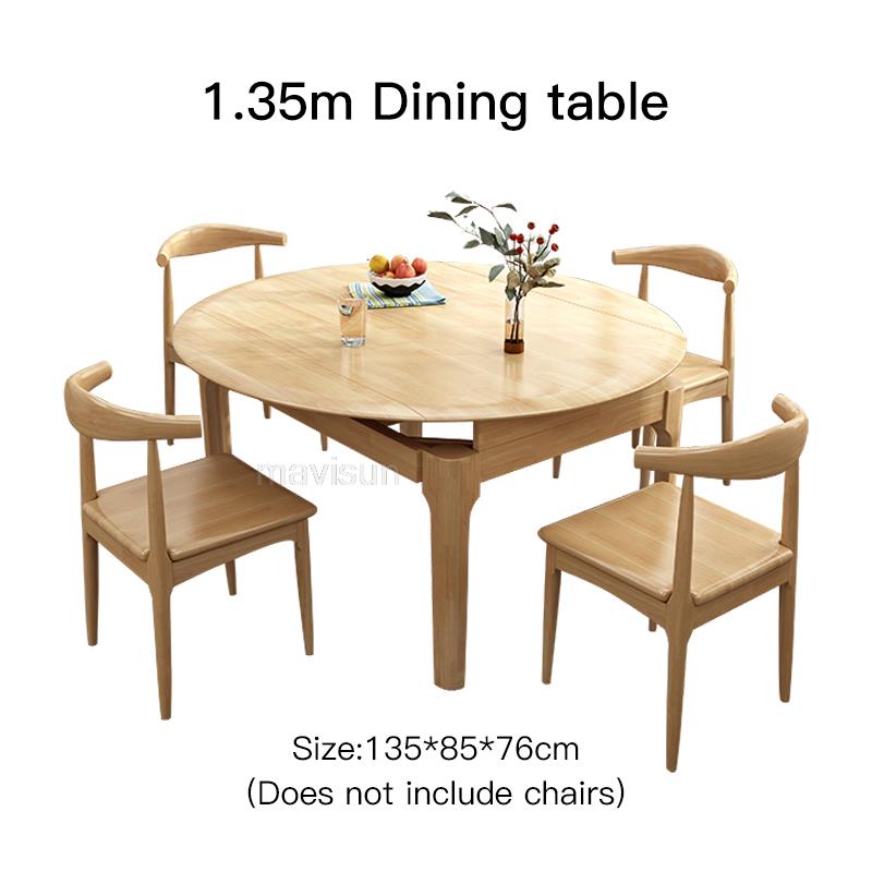 Japanese Solid Wood Folding Dining Table - Casatrail.com