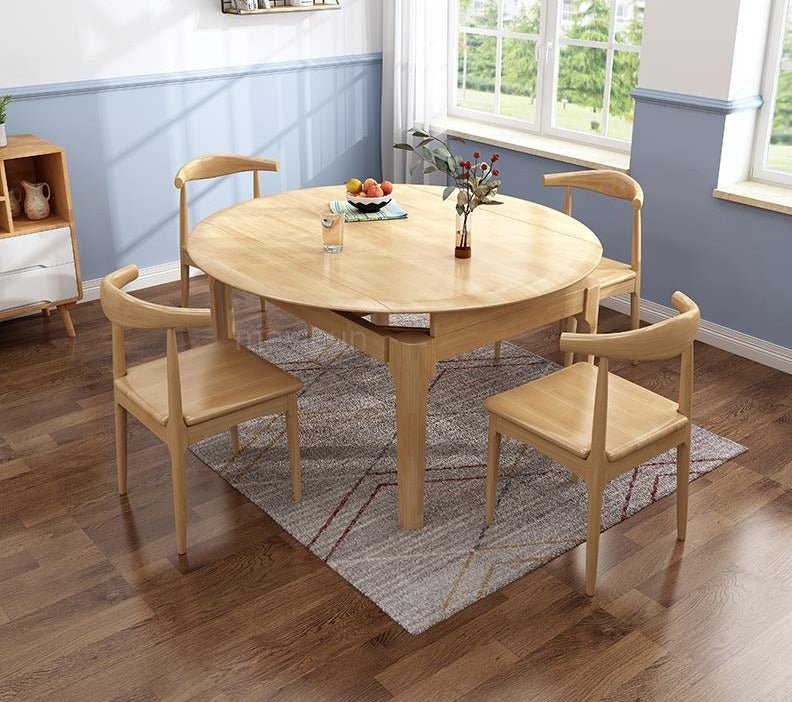 Japanese Solid Wood Folding Dining Table - Casatrail.com