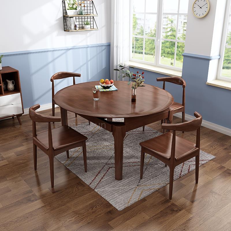 Japanese Solid Wood Folding Dining Table - Casatrail.com