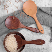 Thumbnail for Japanese - style Wood Rice Spoon - Casatrail.com