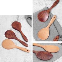 Thumbnail for Japanese - style Wood Rice Spoon - Casatrail.com