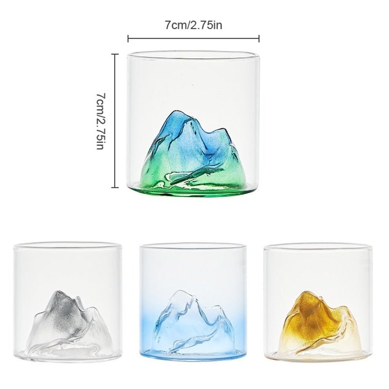 Japanese Whiskey Glass with 3D Vodka Design - Casatrail.com