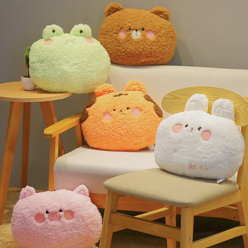 Kawaii Animal Plush Pillow Seat Cushion - Casatrail.com