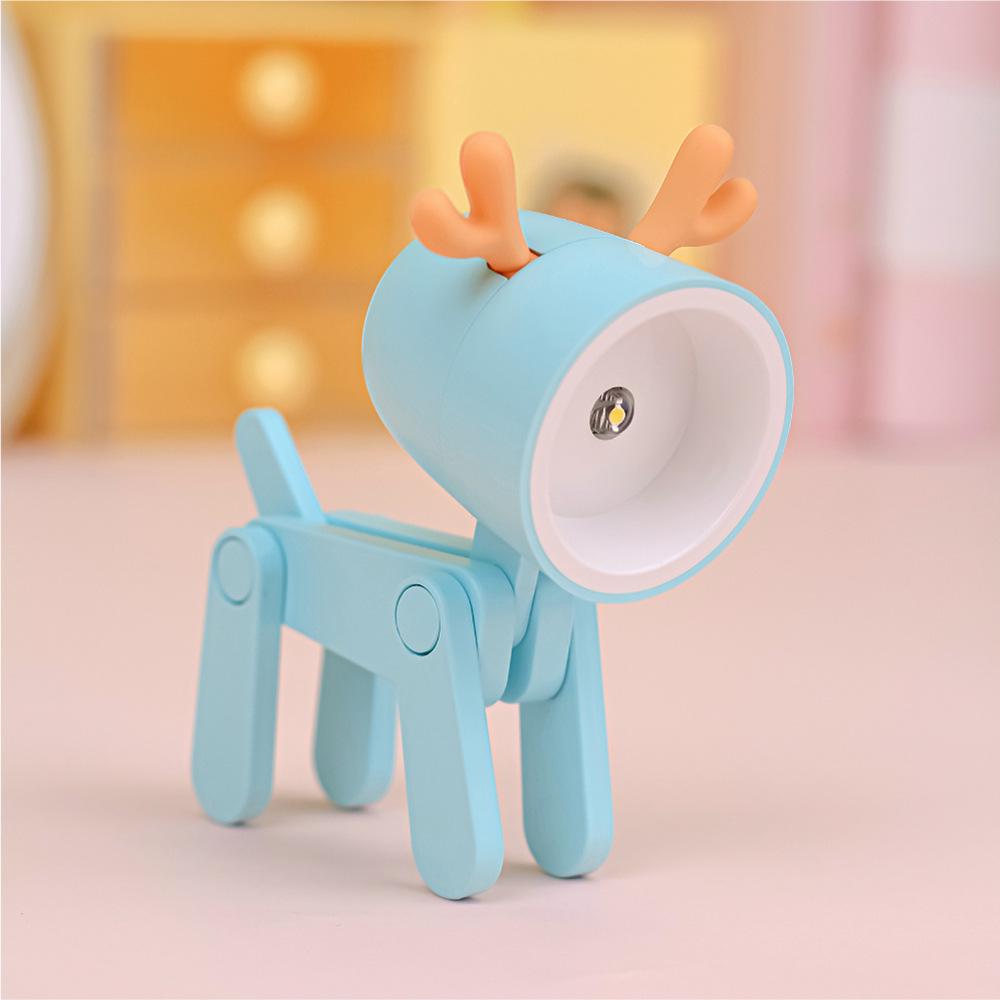 Kawaii Dog and Deer Shape Small Table Lamp - Casatrail.com