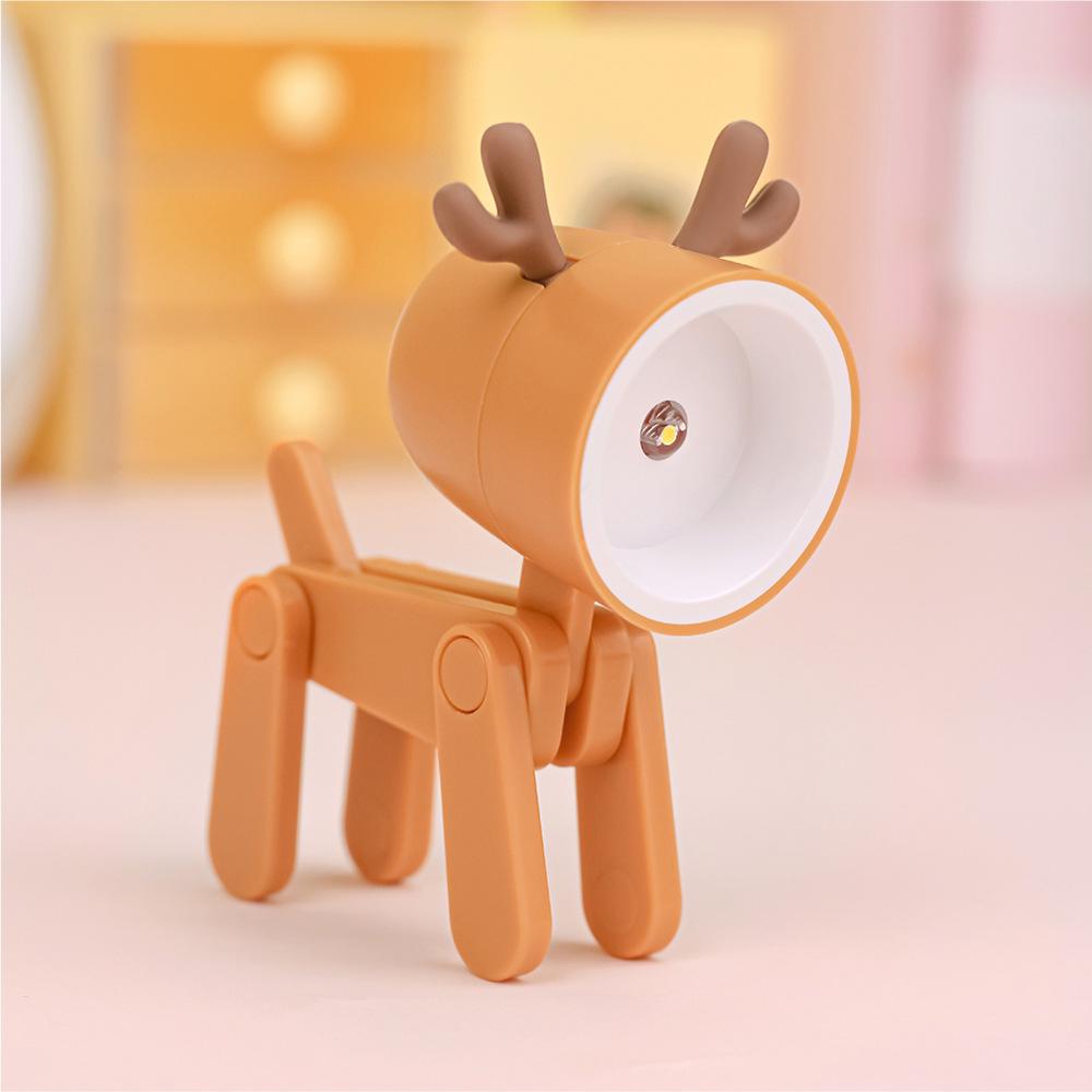 Kawaii Dog and Deer Shape Small Table Lamp - Casatrail.com