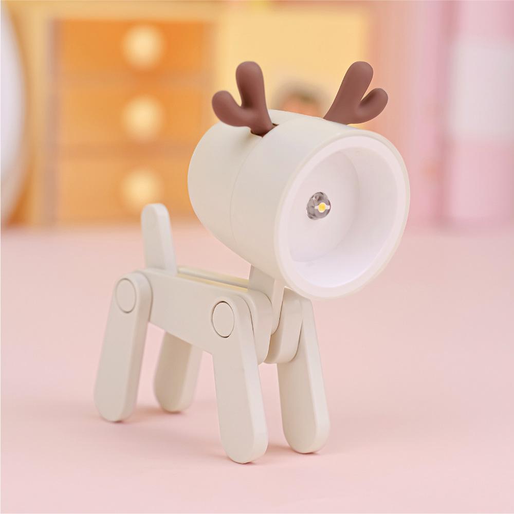 Kawaii Dog and Deer Shape Small Table Lamp - Casatrail.com