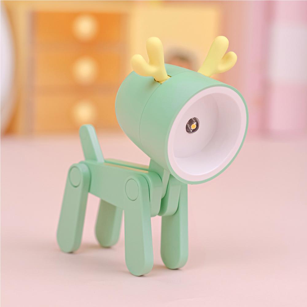 Kawaii Dog and Deer Shape Small Table Lamp - Casatrail.com