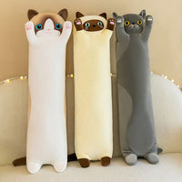 Thumbnail for Kawaii Long Cat Plush Pillow - Casatrail.com