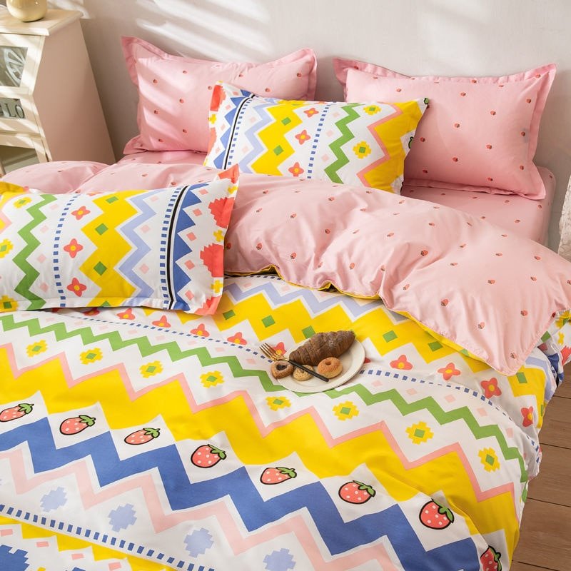 Kawaii Sheets and Pillowcases Quilt Bedding Set - Casatrail.com