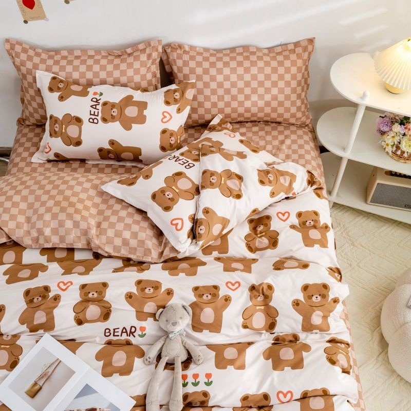 Kawaii Sheets and Pillowcases Quilt Bedding Set - Casatrail.com