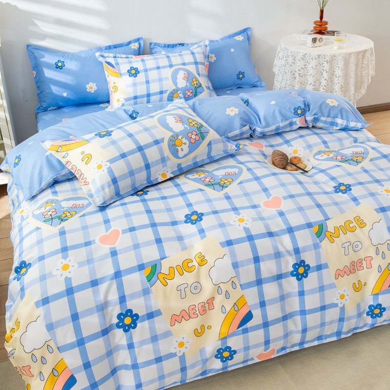 Kawaii Sheets and Pillowcases Quilt Bedding Set - Casatrail.com