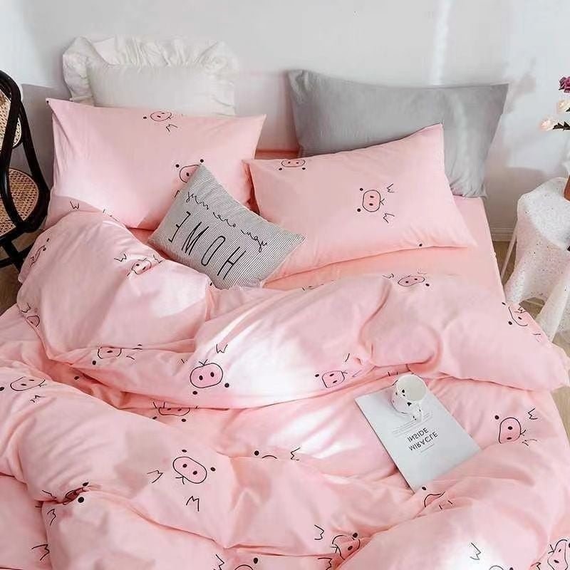 Kawaii Sheets and Pillowcases Quilt Bedding Set - Casatrail.com