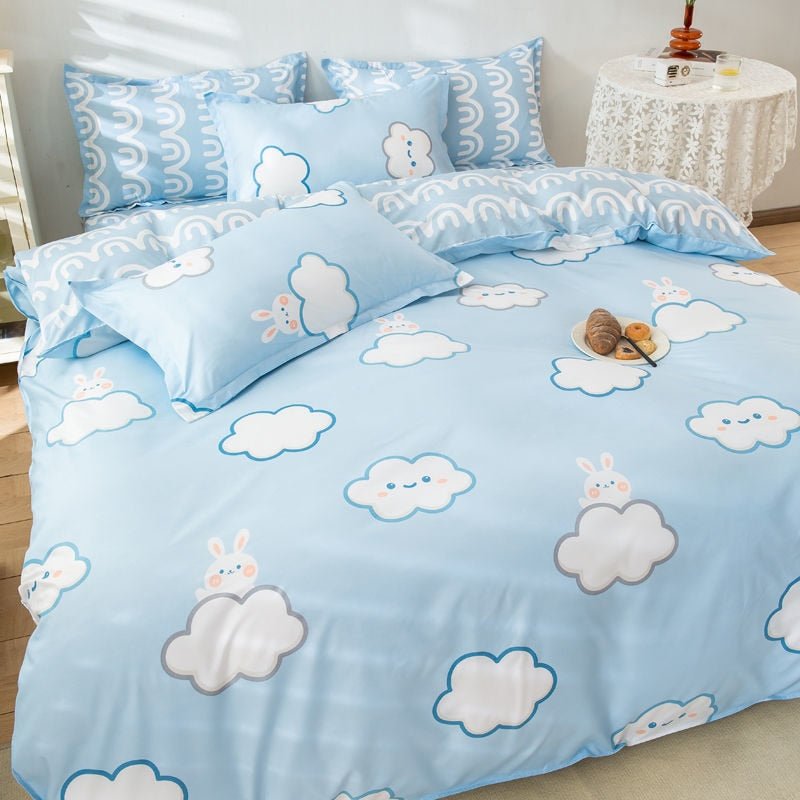 Kawaii Sheets and Pillowcases Quilt Bedding Set - Casatrail.com