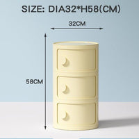 Thumbnail for Kids Bedroom Cute Nightstand - Smart Filing Cabinets Drawer Dresser - Casatrail.com