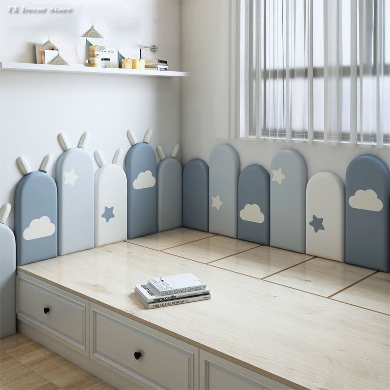 Kids Bedroom Decor Soft Headboard Wall Stickers - Casatrail.com