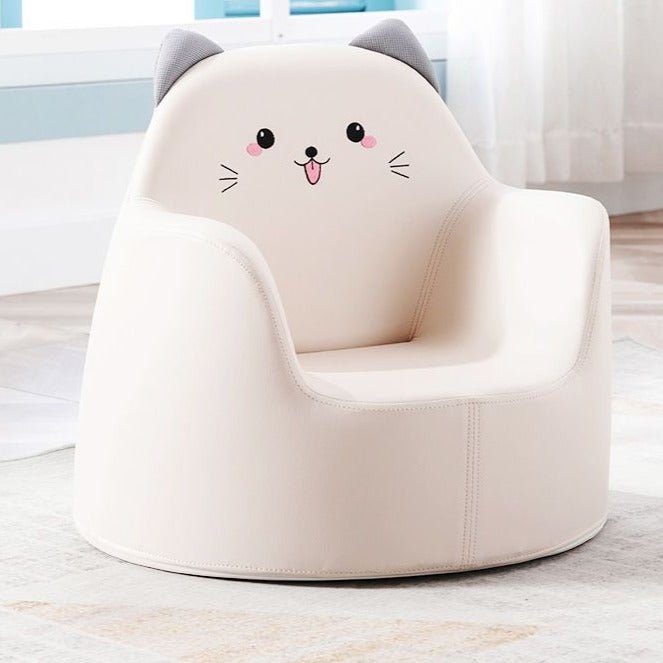 Kids Cartoon Lazy Sofa Chair with Waterproof Leather - Casatrail.com