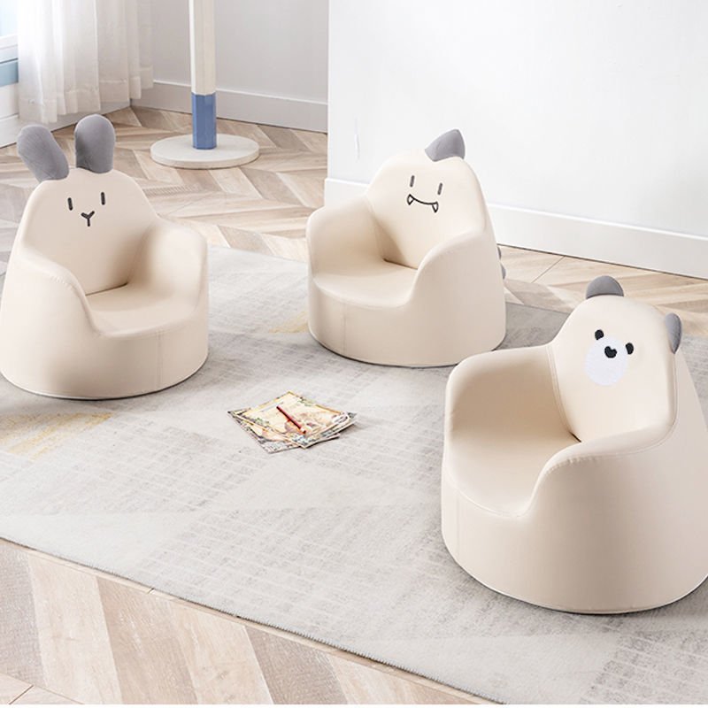 Kids Cartoon Lazy Sofa Chair with Waterproof Leather - Casatrail.com