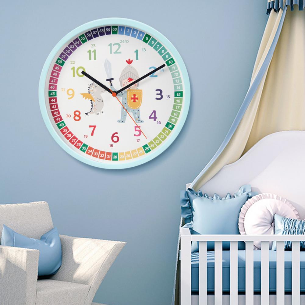 Kids Cartoon Wall Clock for Early Education Learning - Casatrail.com