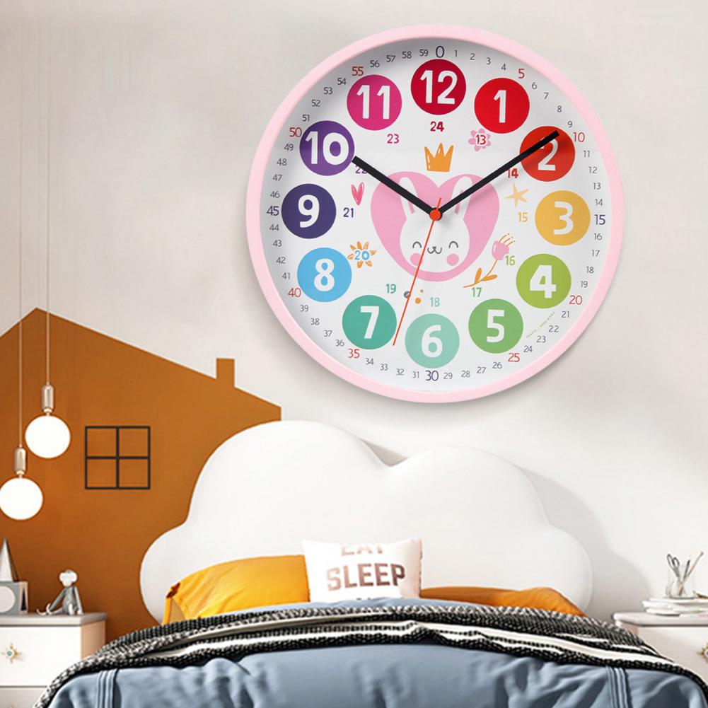 Kids Cartoon Wall Clock for Early Education Learning - Casatrail.com