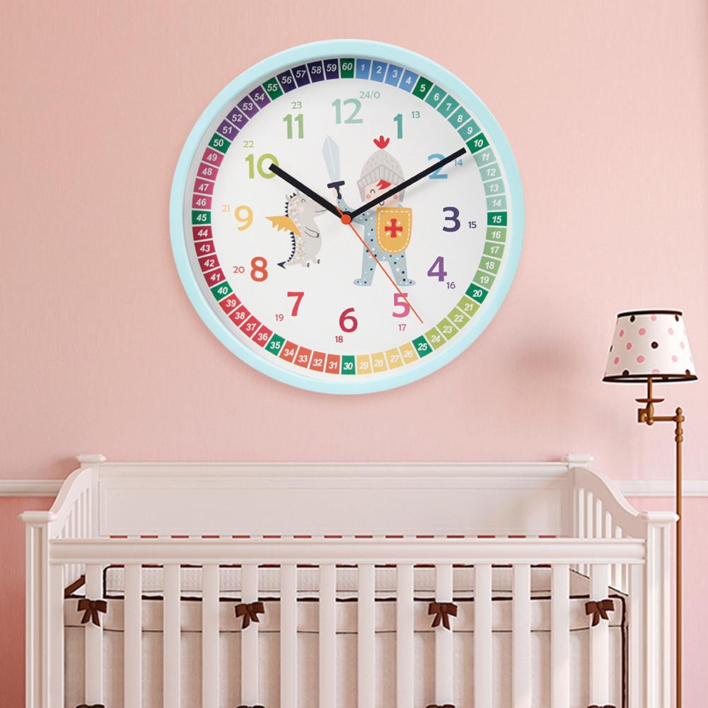 Kids Cartoon Wall Clock for Early Education Learning - Casatrail.com