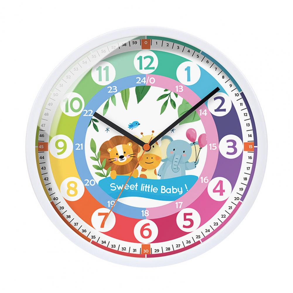 Kids Cartoon Wall Clock for Early Education Learning - Casatrail.com