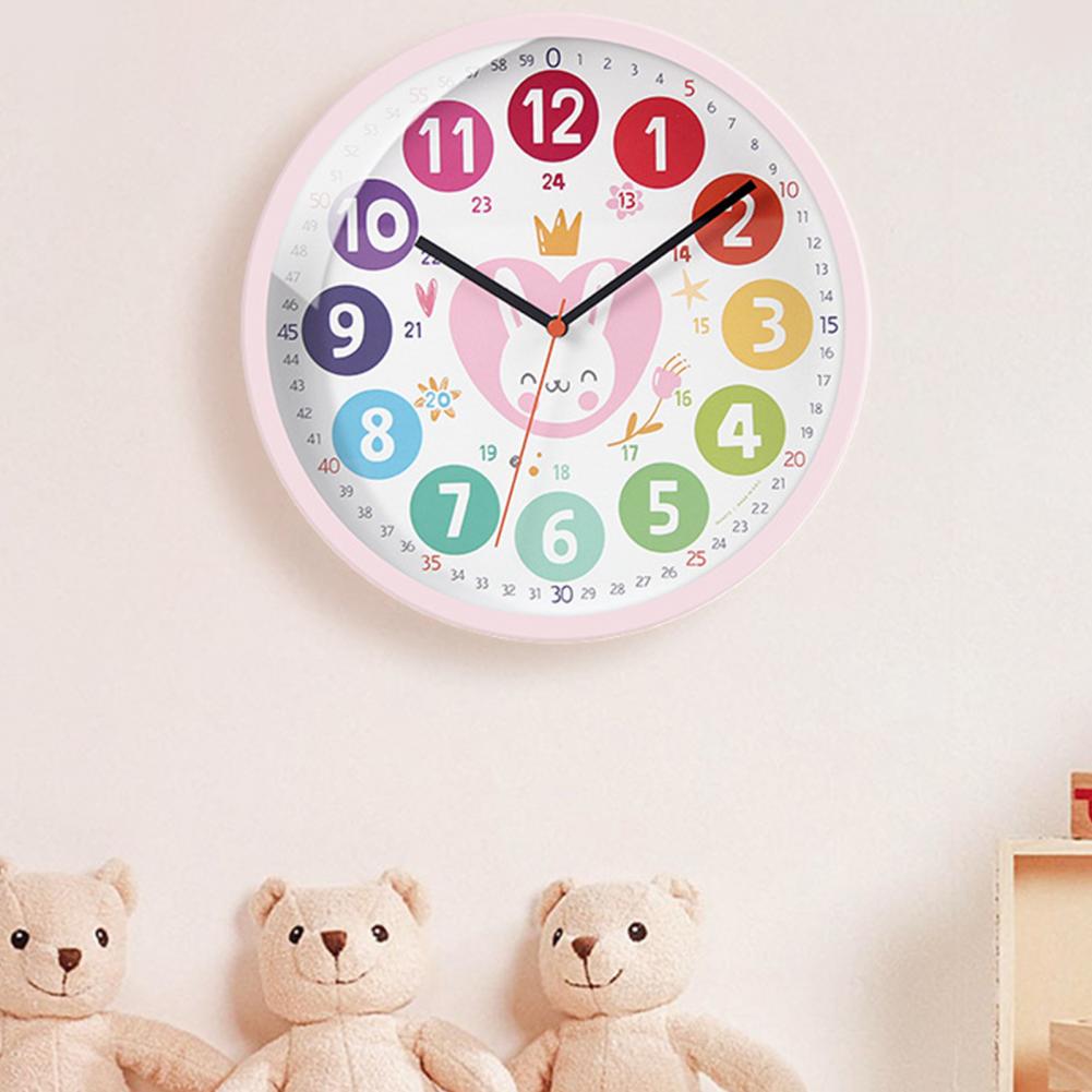 Kids Cartoon Wall Clock for Early Education Learning - Casatrail.com