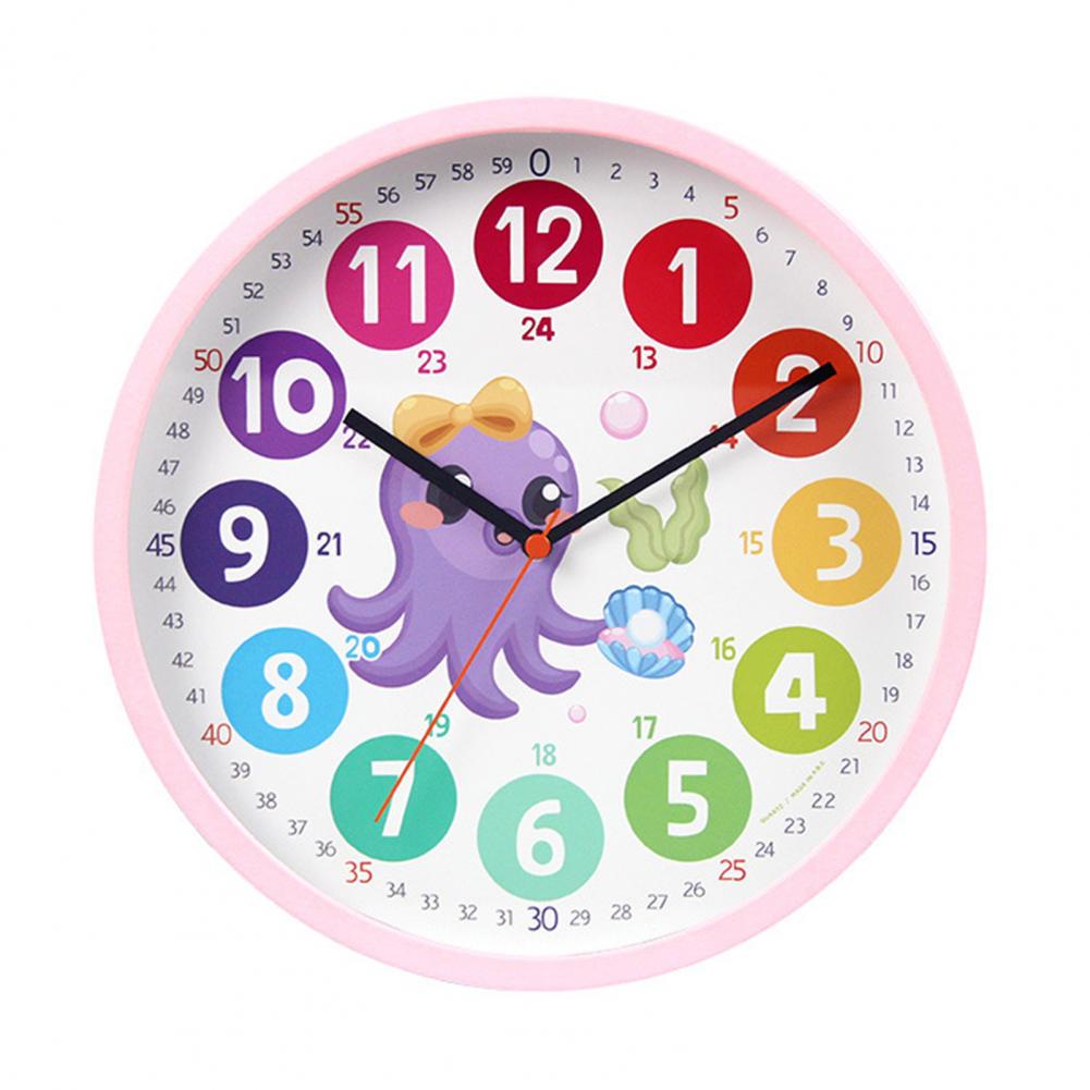 Kids Cartoon Wall Clock for Early Education Learning - Casatrail.com