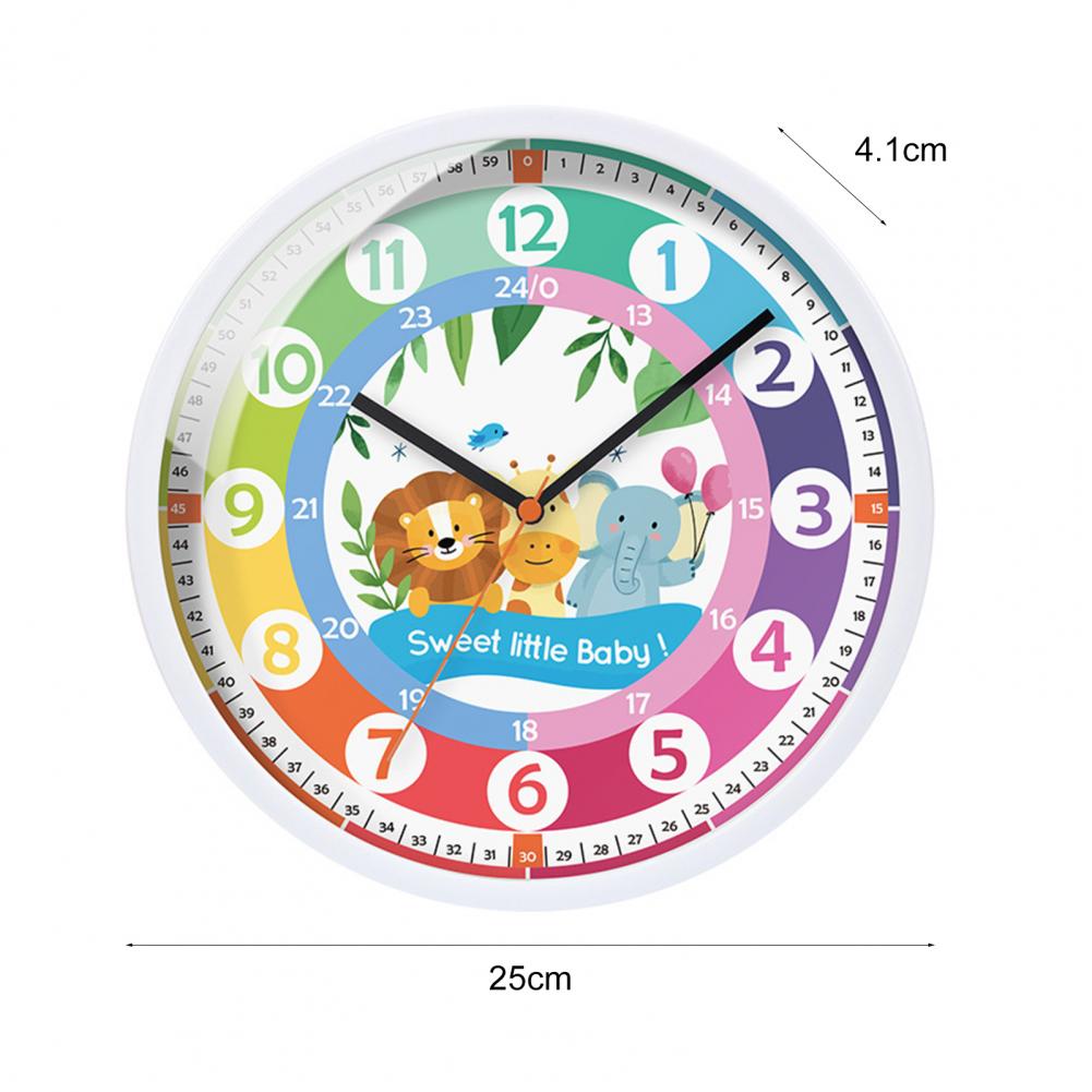 Kids Cartoon Wall Clock for Early Education Learning - Casatrail.com