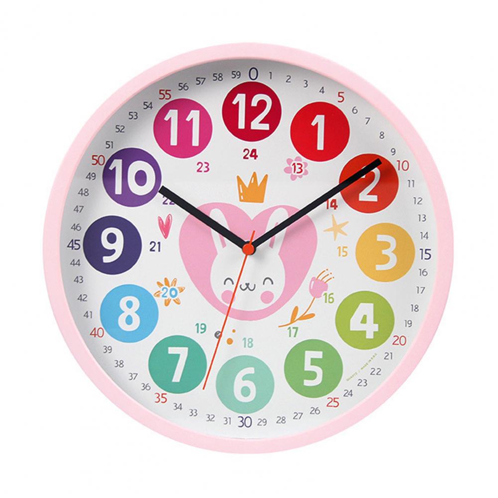 Kids Cartoon Wall Clock for Early Education Learning - Casatrail.com