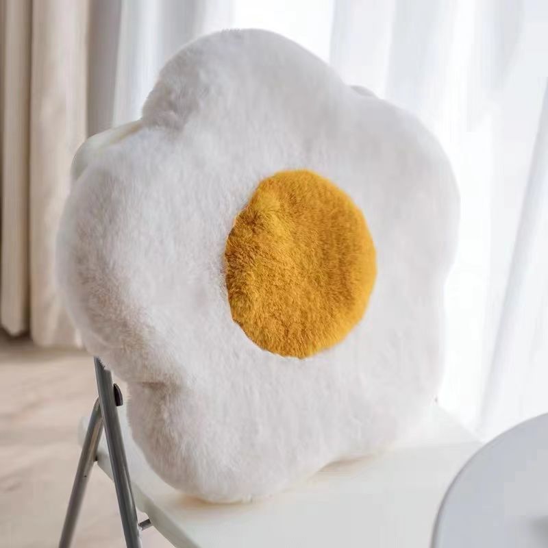 Kids' Egg - Shaped Plush Floor Pillow for Comfort - Casatrail.com