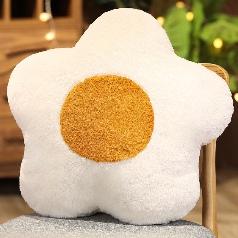 Kids' Egg - Shaped Plush Floor Pillow for Comfort - Casatrail.com