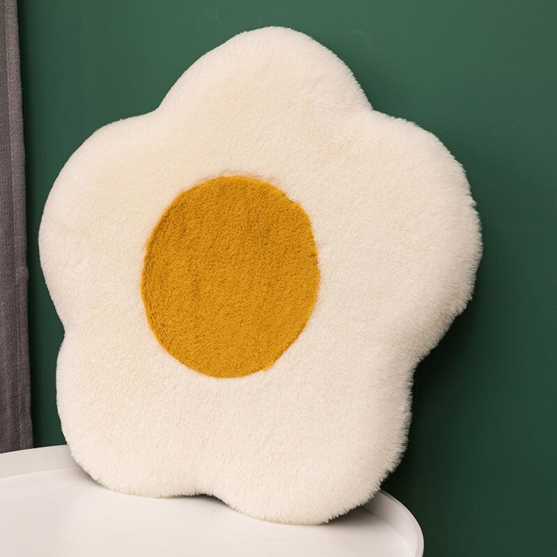 Kids' Egg - Shaped Plush Floor Pillow for Comfort - Casatrail.com