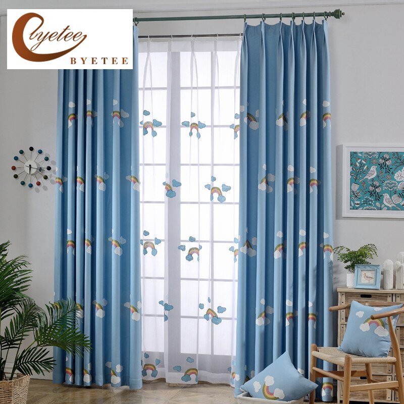 Kids Embroidered Blackout Curtain - Casatrail.com