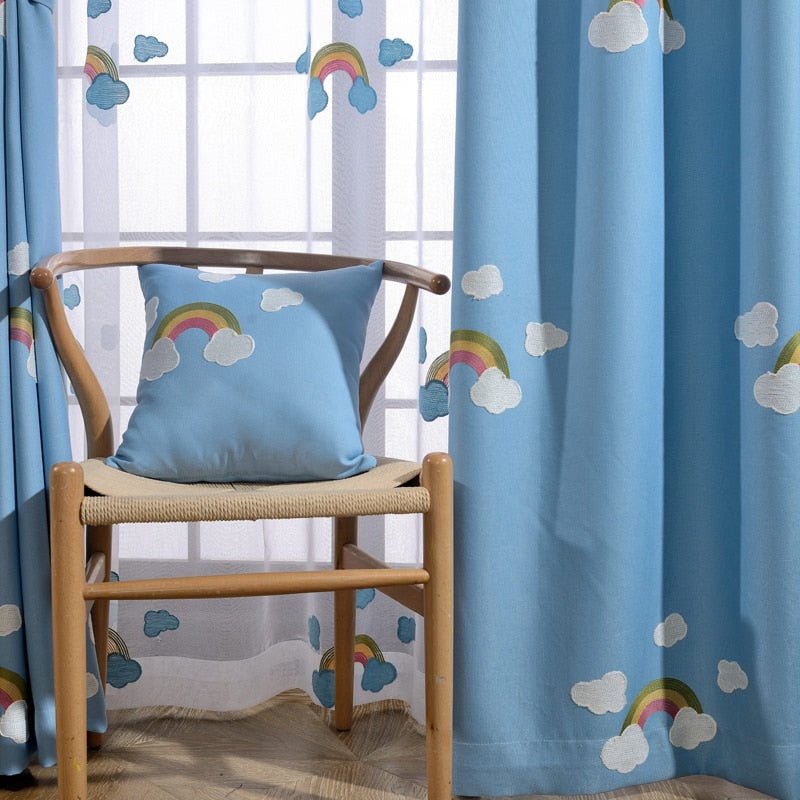 Kids Embroidered Blackout Curtain - Casatrail.com