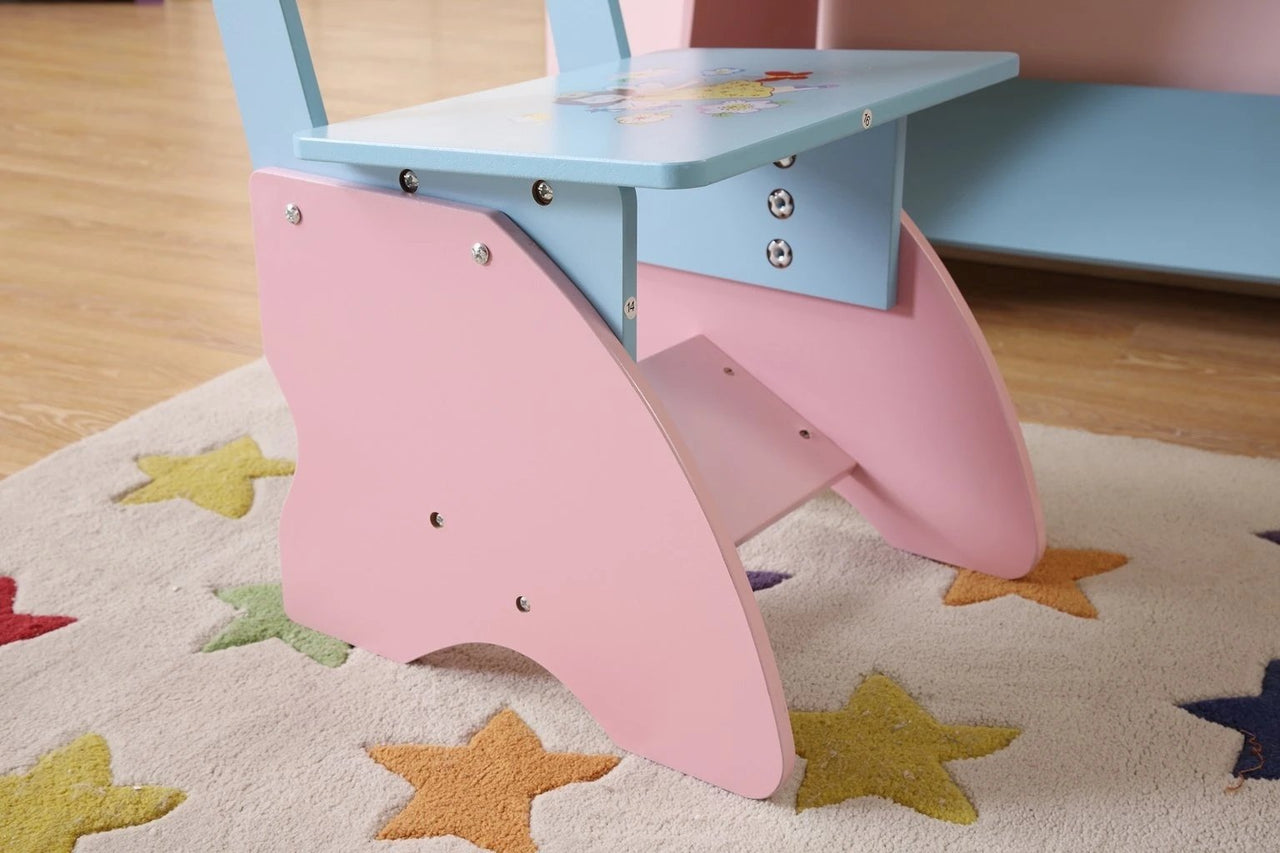 Kids Fairy Dressing Table with Chair - Casatrail.com