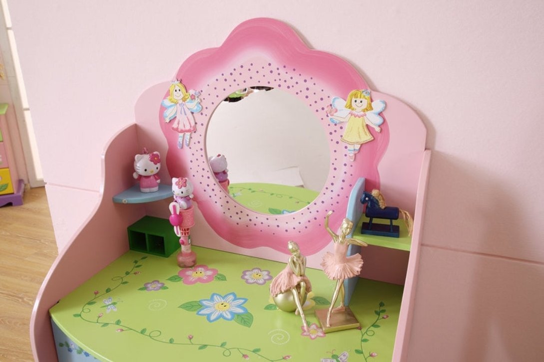 Kids Fairy Dressing Table with Chair - Casatrail.com