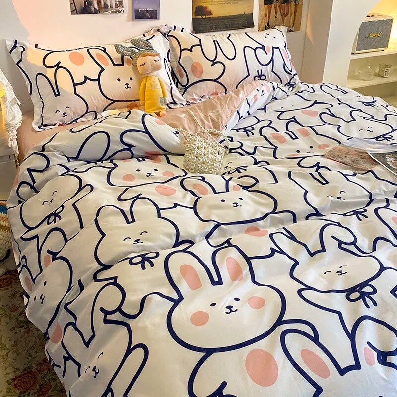 Kids Full Queen Bedding Set: Duvet and Sheets - Casatrail.com