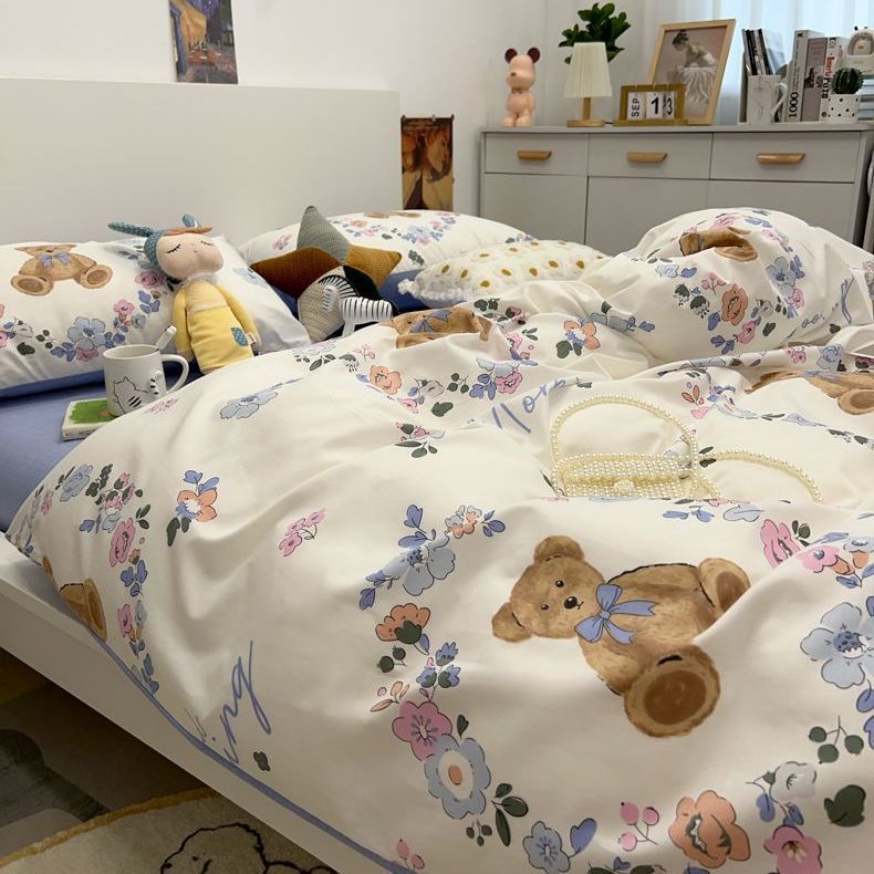 Kids Full Queen Bedding Set: Duvet and Sheets - Casatrail.com