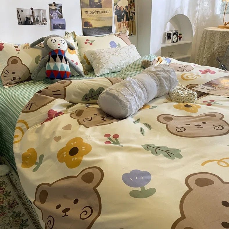 Kids Full Queen Bedding Set: Duvet and Sheets - Casatrail.com