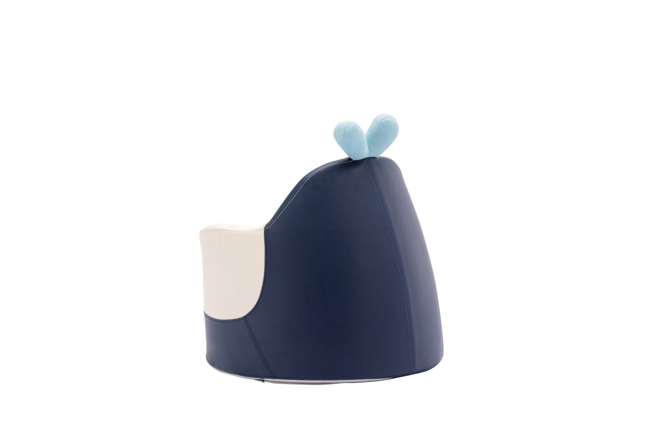 Kids Plush Chair - Blue Penguin - Casatrail.com