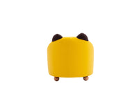 Thumbnail for Kids Plush Chair - Yellow Cat - Casatrail.com