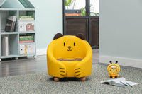 Thumbnail for Kids Plush Chair - Yellow Cat - Casatrail.com