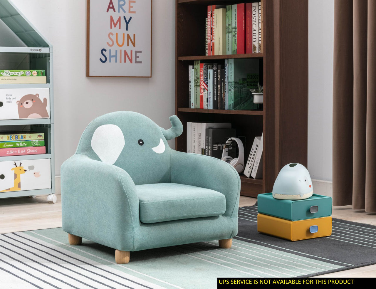 Kids Plush Elephant Chair - Casatrail.com