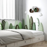 Thumbnail for Kids Room Soft Headboard Wall Decor with Plants - Casatrail.com