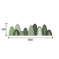 Thumbnail for Kids Room Soft Headboard Wall Decor with Plants - Casatrail.com